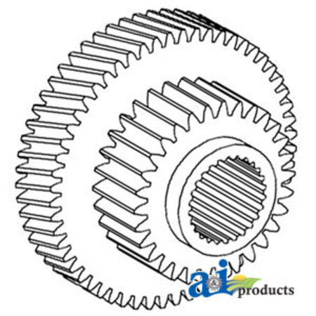 A & I PRODUCTS Gear, Countershaft Main 3.5" x8.1" x8.4" A-C5NN7113D